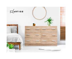 Artiss 6 Chest of Drawers - VEDA Oak