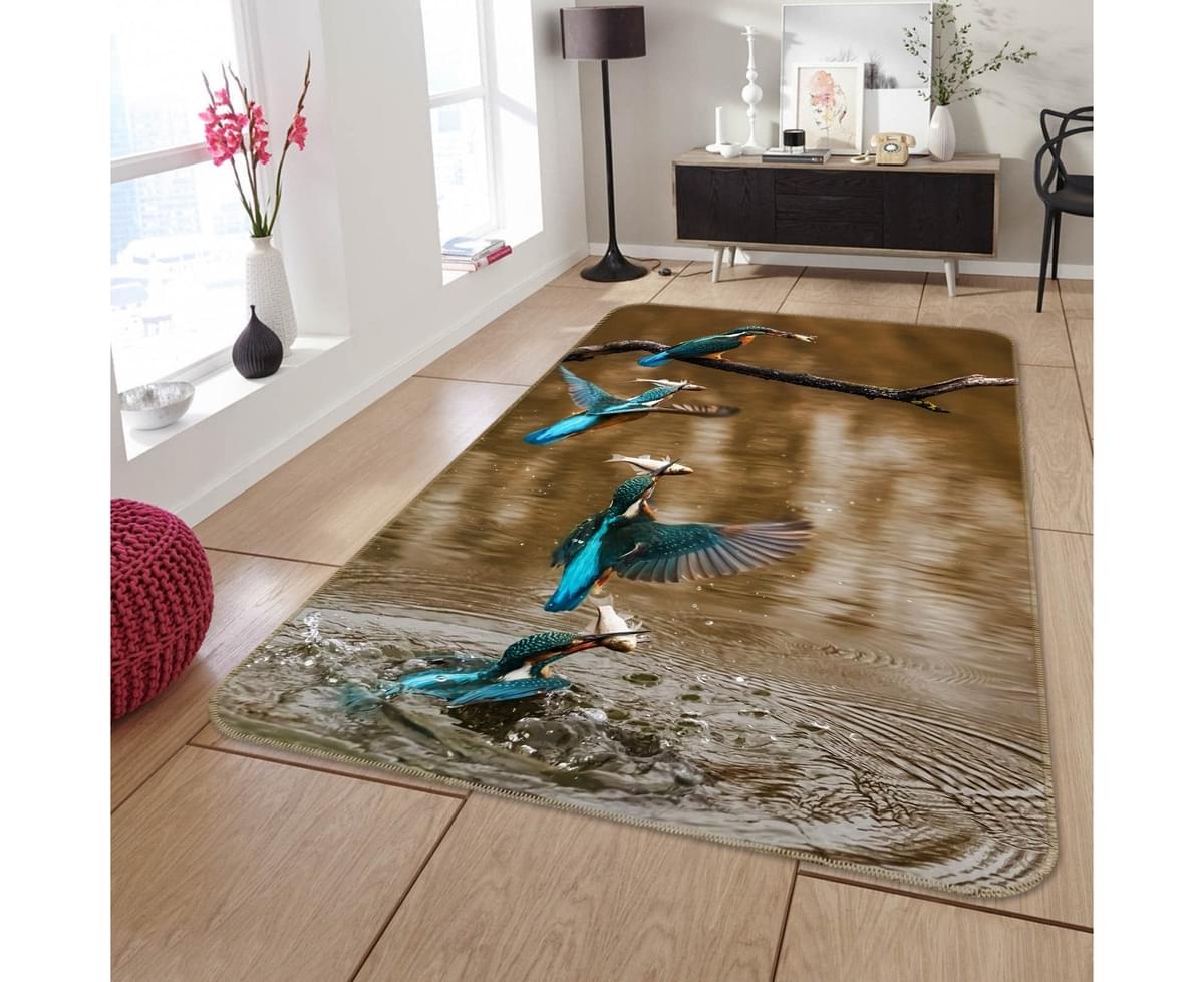 Details about   3D Kingfisher Fish A580 Animal Game Non-Slip Mat Elegant Photo Carpet Amy show original title 