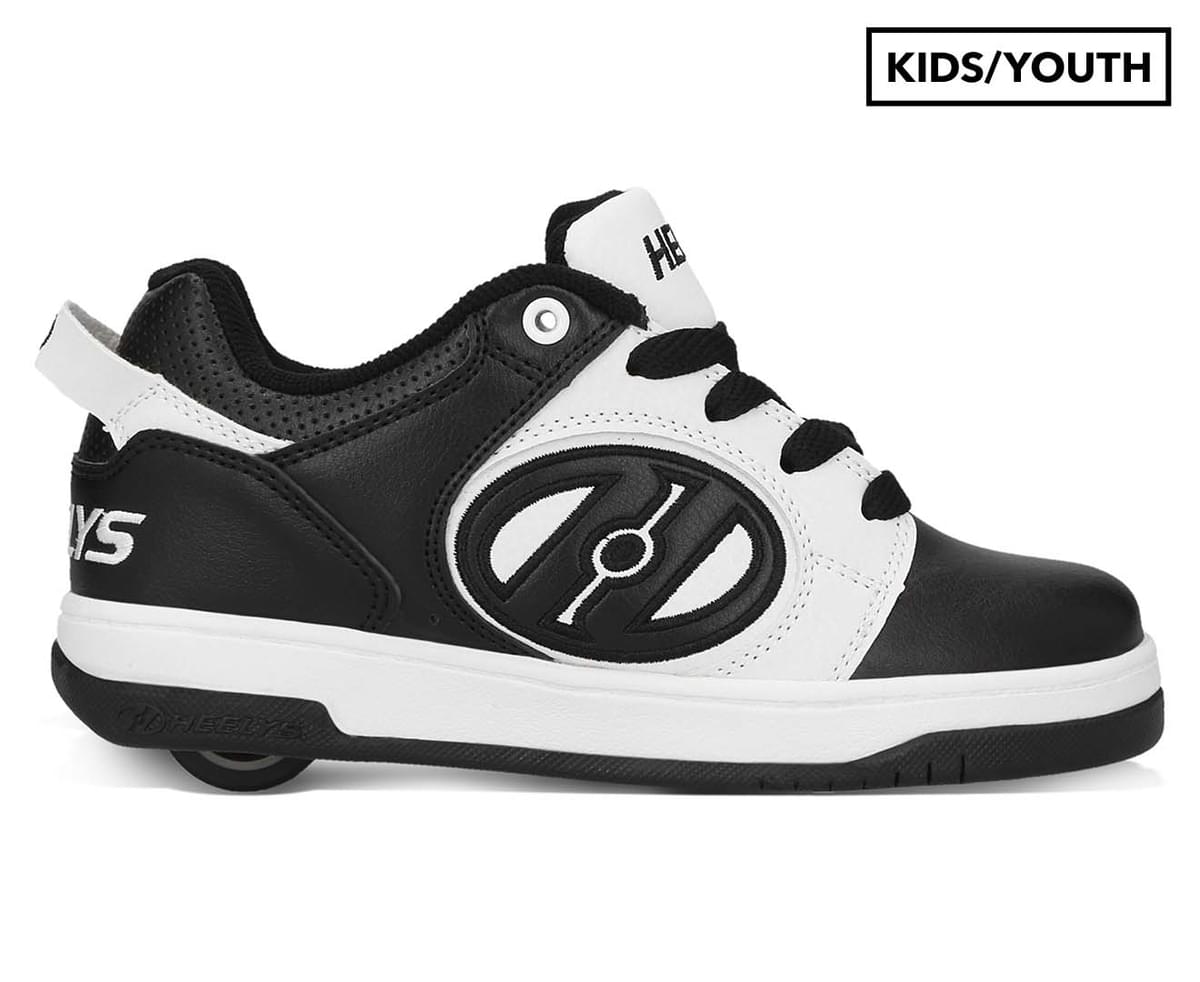 Heelys Original Wheeled Shoes Voyager Boys Heelys Black/White/Black 