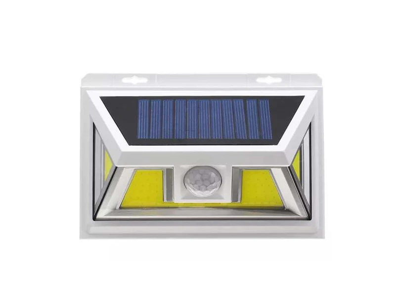 Solar Powered Motion Sensor Ip65 Waterproof Cob Led Outdoor Security Night Wall Light