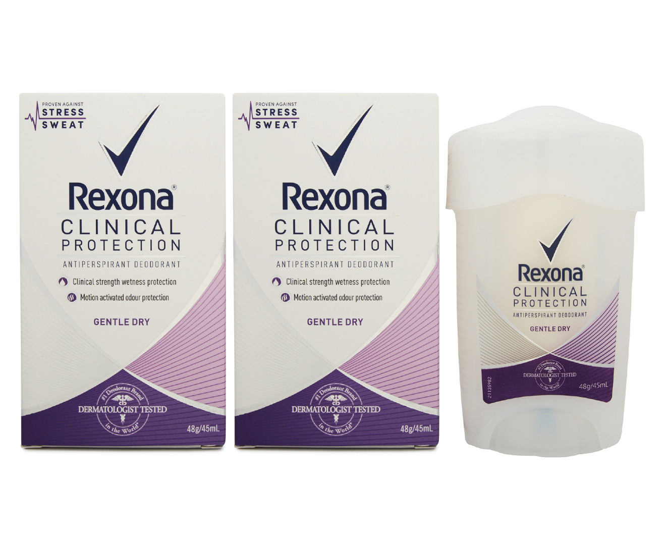 Rexona Clinical Protection Shower Clean Antiperspirant 45Ml