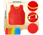 Bassion 4 Pack Smock for Kids Waterproof Art Apron Mix Color Painting Feeding Bib-A