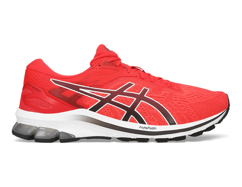 ASICS Men's GT-1000 10 Running Shoes - Electric Red/Black