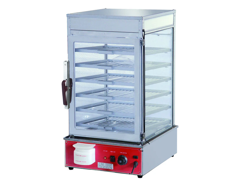 Benchstar Heavy Duty Electric Steamer Display Cabinet 1.2Kw - MME-500H-S Countertop Hot Food Displays - Stainless Steel