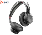 Plantronics Poly Voyager Focus B825-M UC Stereo Bluetooth Headset - Grey