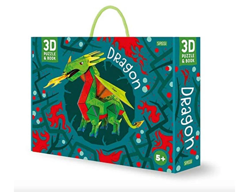 3D Assemble, Build And Book - Dragon