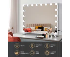 Embellir Makeup Mirror Hollywood 80x65cm 18 LED with Light Vanity Dimmable Wall
