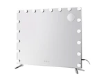 Embellir Makeup Mirror 80x65cm Hollywood Vanity with LED Light Tabletop Wall