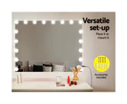Embellir Makeup Mirror 80X65cm Hollywood with Light Vanity Dimmable Wall 18 LED