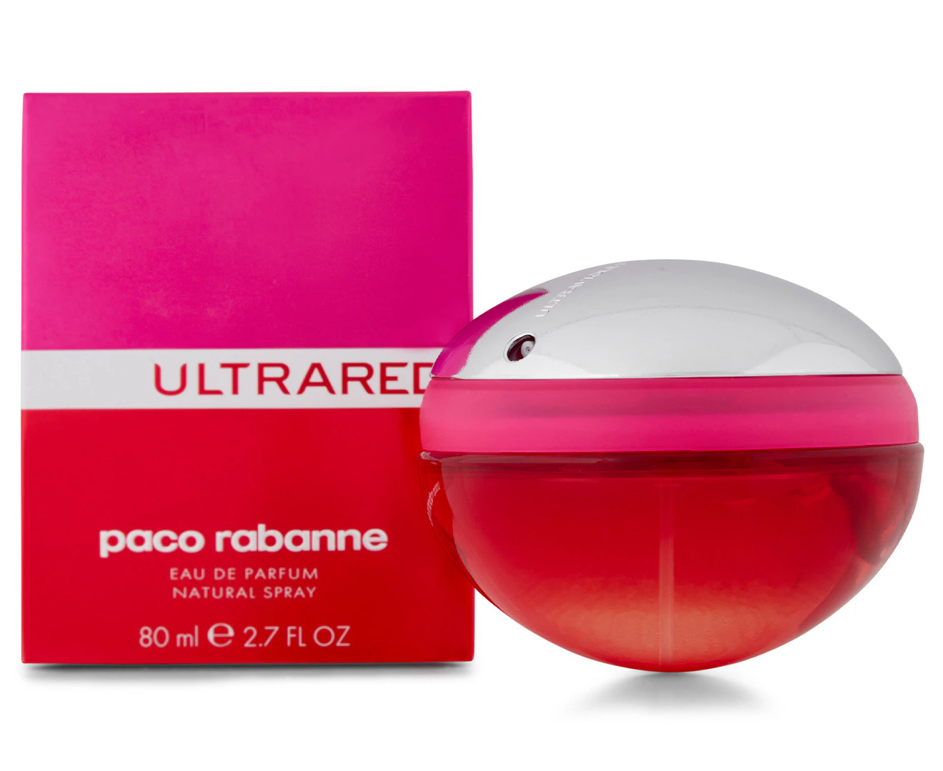 Paco Rabanne Ultrared Women's Perfume 80ml EDP Eau De Parfum Fragrance Spray