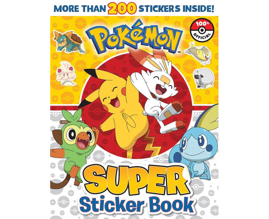 The Official Pokémon 1001 Sticker Book