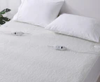 Daniel Brighton Sherpa Fleece Electric Blanket - Queen Bed