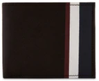 Ben Sherman Printed Stripes Billfold Wallet - Brown