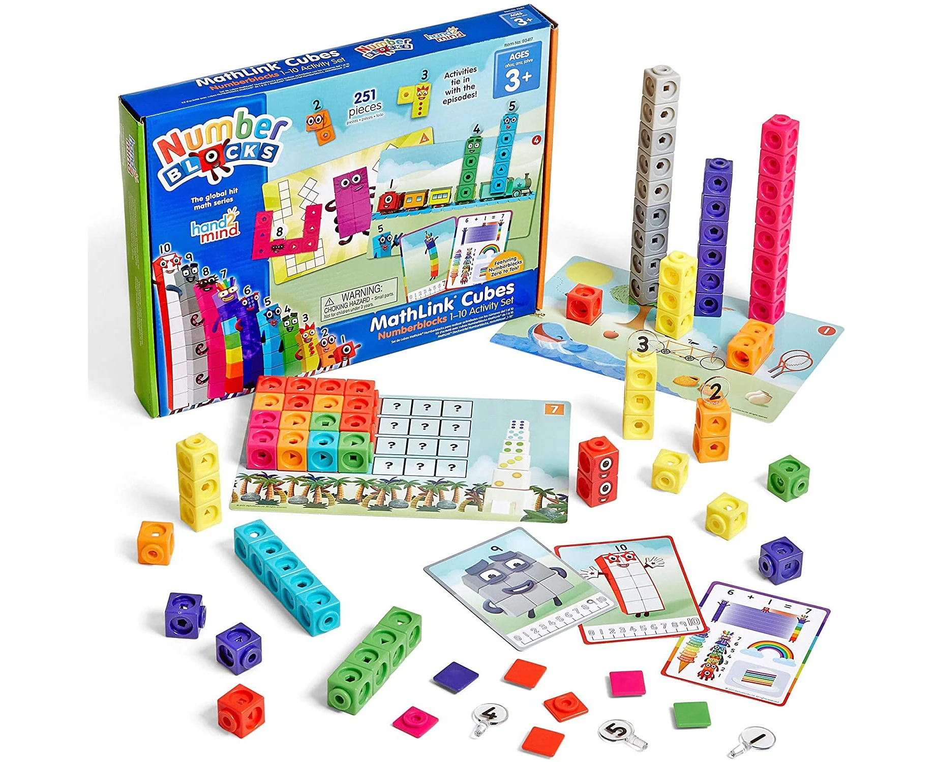 Mathlink Cubes Numberblocks 1-10 Activity Set