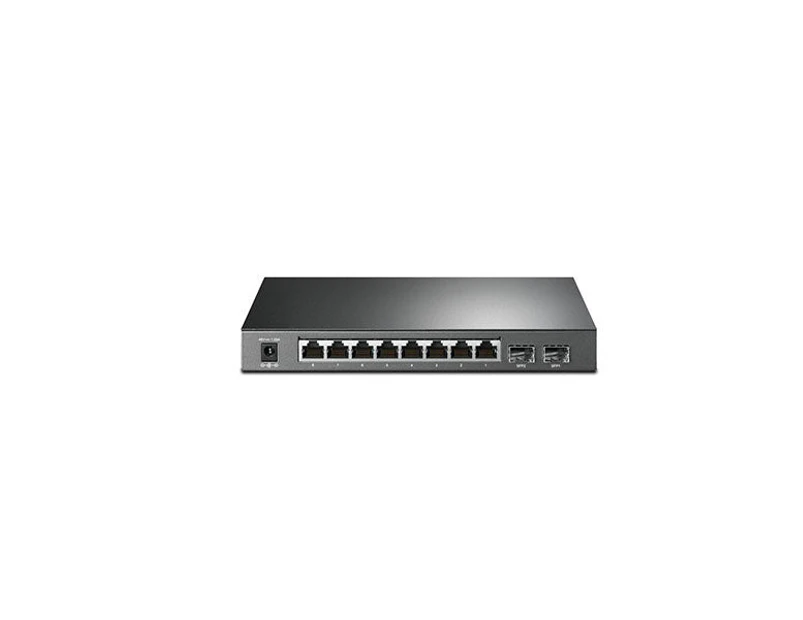 TP Link 8 Port Gigabit Ethernet Switch Poe And 2 Sfp