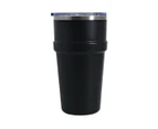 STAX Stackable Insulated Pint Glass - Black Matte