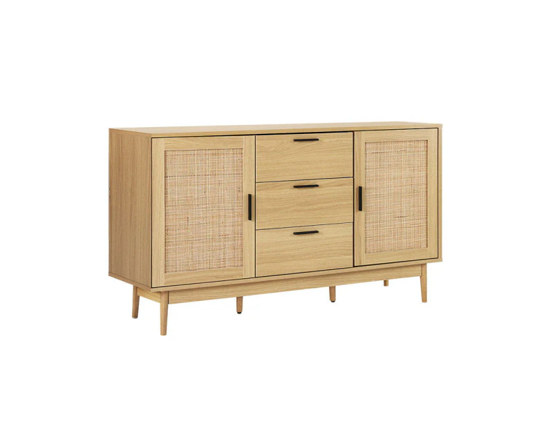 Artiss Rattan Buffet Sideboard - BRIONY Oak