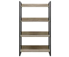 Artiss Bookshelf 4 Tiers - NOE Black and Oak