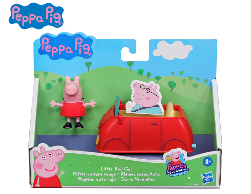 Peppa Pig 2-Piece Peppa Pig & Little Red Car Toy Set