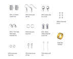 10 Grids Metal Jewelry Making Kit DIY Necklace Materials Repair Tool Accessories