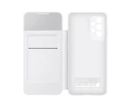 Samsung Galaxy A33 5G (6.4') Smart S View Wallet Cover - White (EF-EA336PWEGWW), Keep it handy, slender yet sturdy design, Protects from front to back