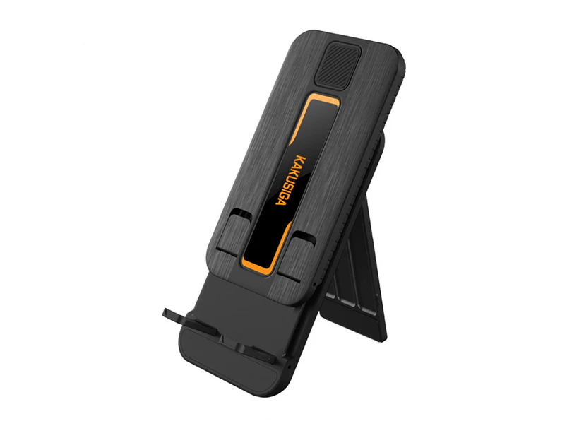 Portable Lazy Mobile Phone Holder Folding Desktop Stand-Black