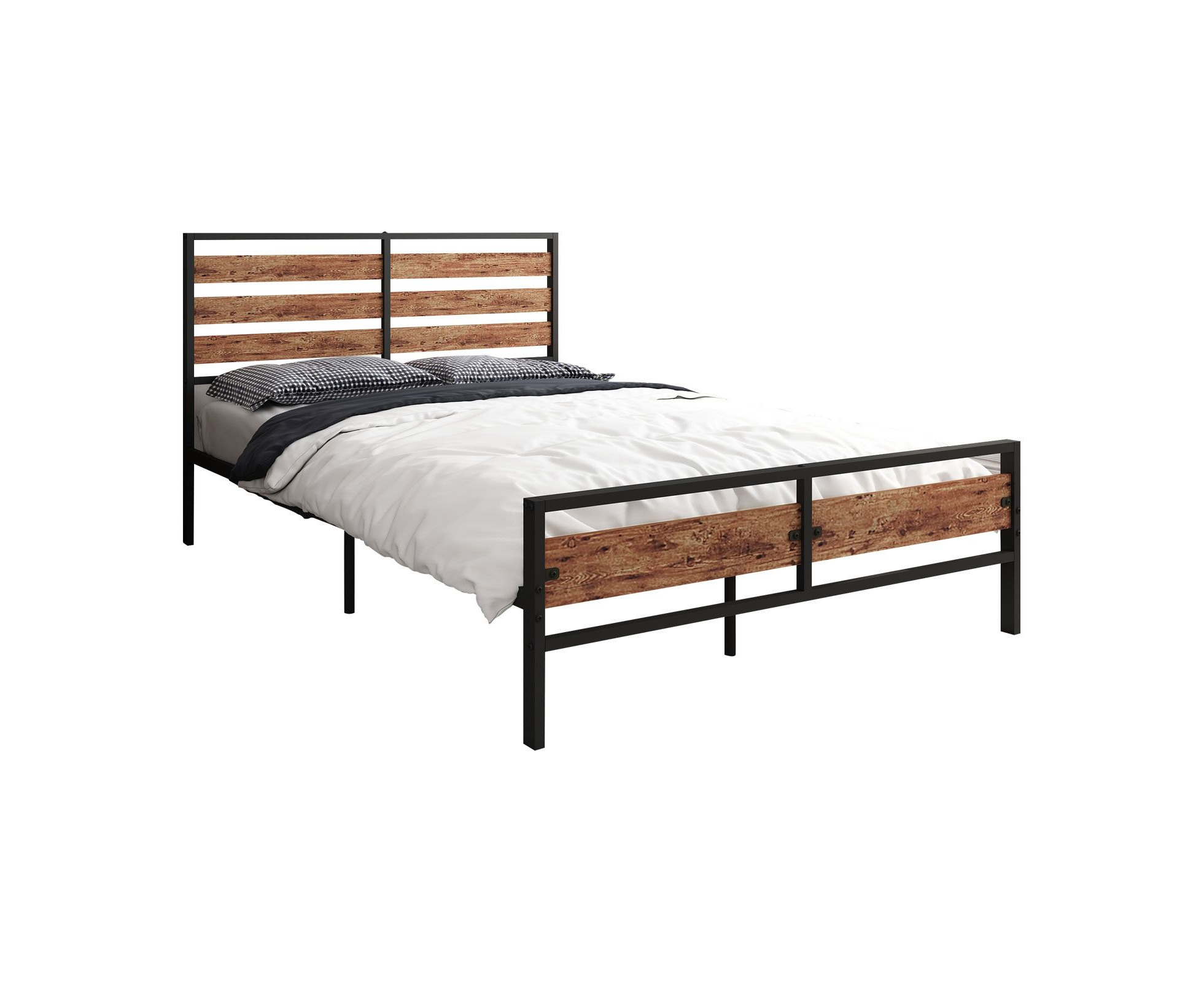 metal bed frame without box spring