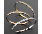 Boxed Bangle and Earrings Set Embellished with SWAROVSKI® crystals