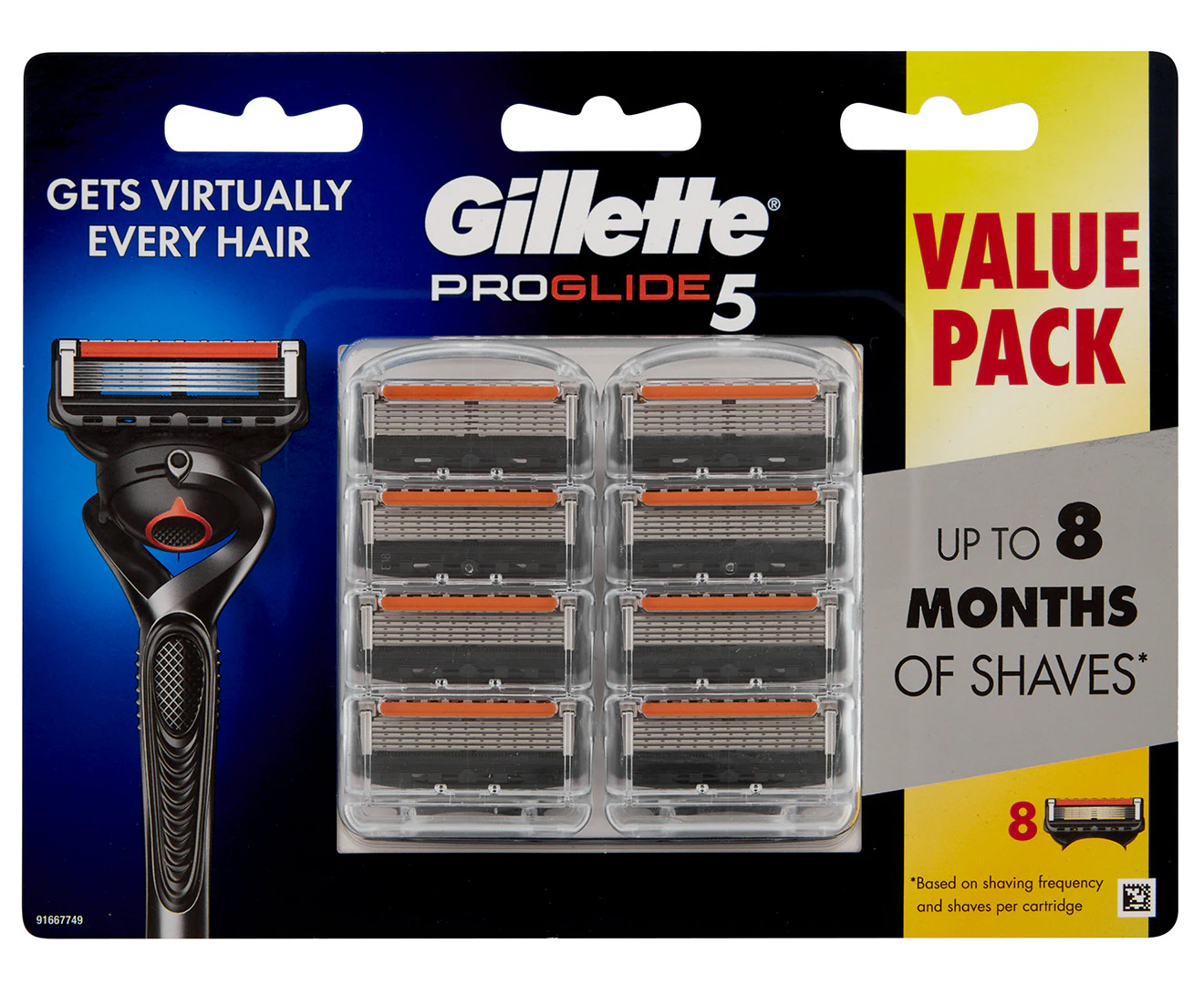 Gillette Fusion ProGlide 5 Cartridge 8pk