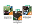 10m Garden Flexible Lawn Grass Plastic Edging Border landscape edging Easy Install Insert Black
