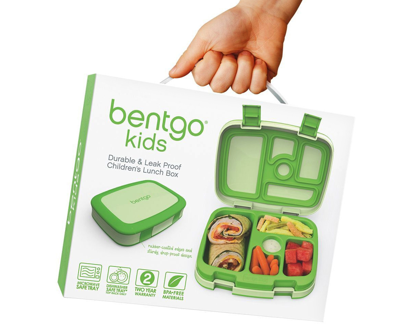 Buy Bentgo Kids Leak-proof Bento Lunch Box - Green – Biome New Zealand  Online