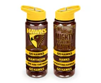 Hawthorn Hawks AFL Tritan Drink Water Bottle with Wrist Bands