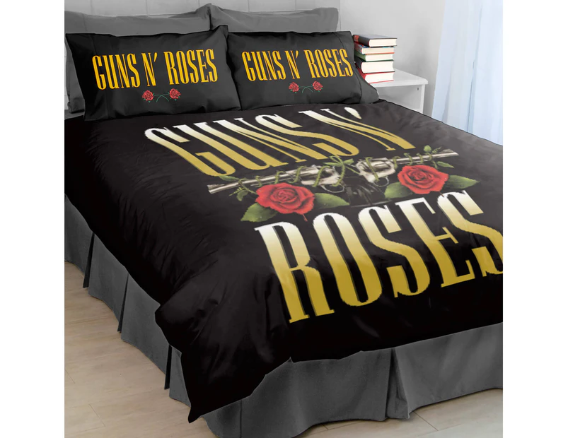 Guns N Roses Band QUEEN Bed Quilt Duvet Doona Cover