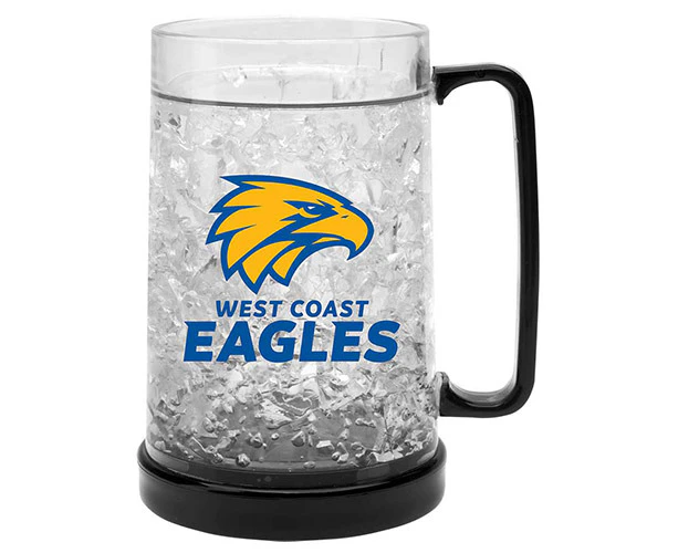 AFL Freeze Mug - West Coast Eagles - 375ML - Gel Freeze Mug Cup