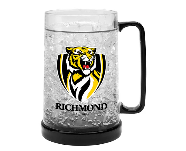 AFL Freeze Mug - Richmond Tigers -   - 375ML - Gel Freeze Mug Cup