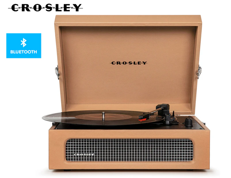 Crosley Voyager Tan - Bluetooth Portable Turntable