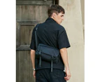 Men's Casual Sling Bag Anti-theft Chest Bag Waterproof Crossbody Bag Shoulder Bag for Men-Black