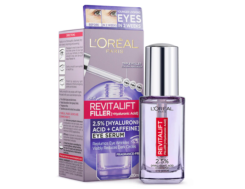 L'Oréal Revitalift Filler Hyaluronic Acid Eye Serum 20mL