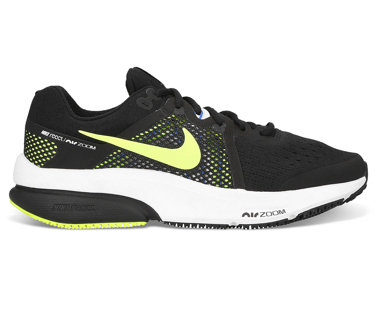 Nike Men's Zoom Prevail Running Shoes - Black/Volt Glow/Photon Dust ...