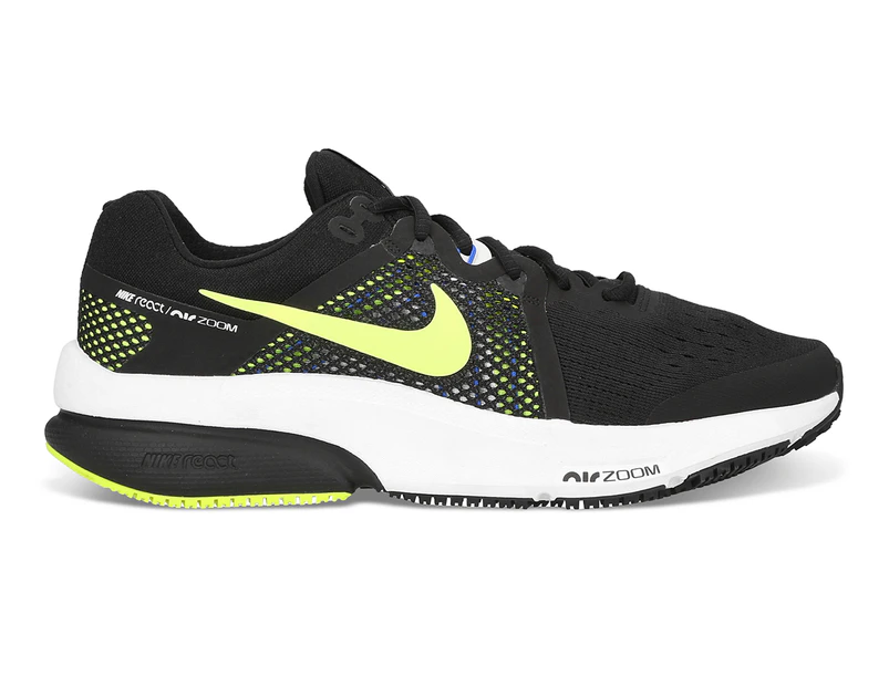 Nike Men's Zoom Prevail Running Shoes - Black/Volt Glow/Photon Dust/White/Hyper Royal