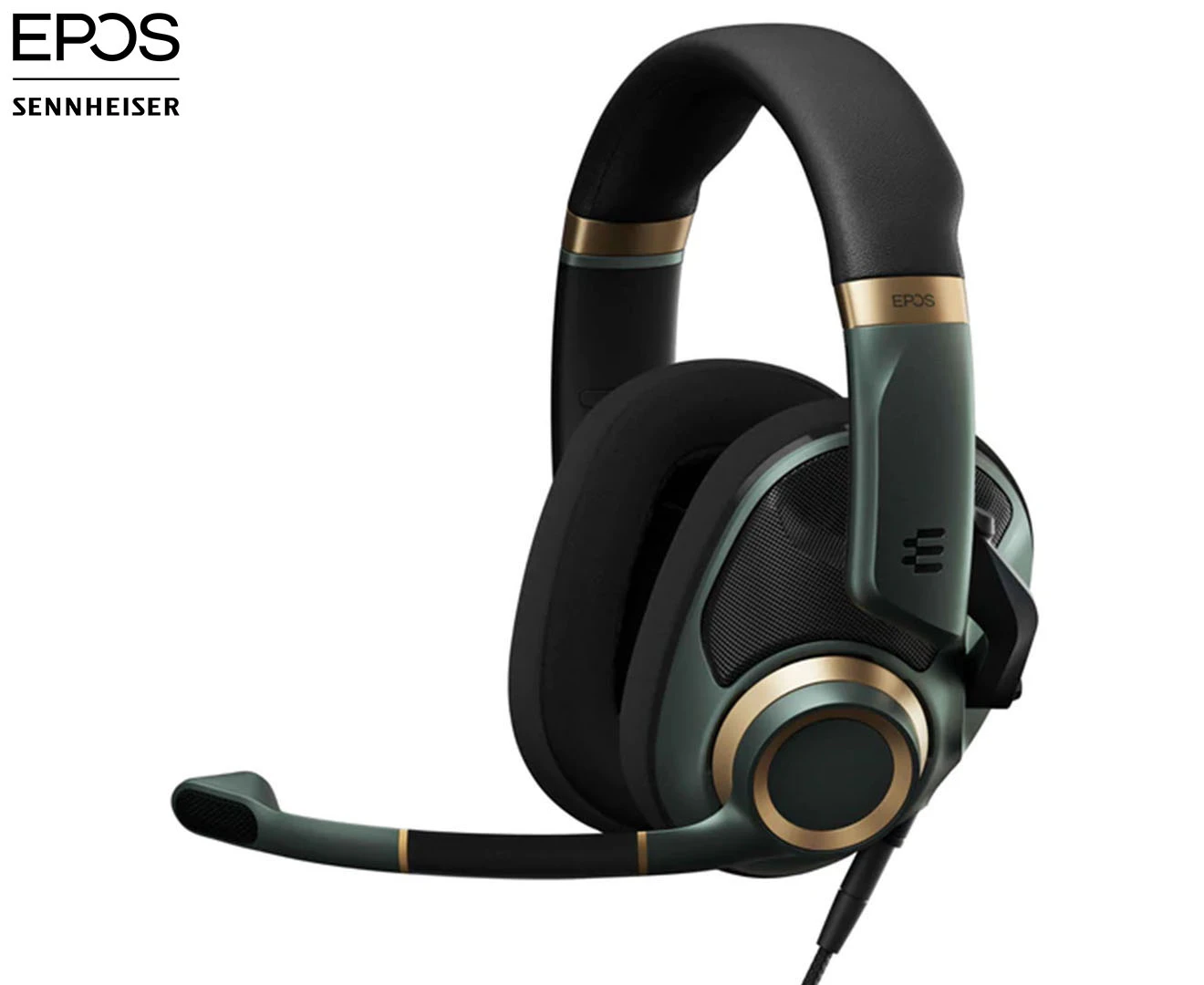 EPOS H6 Pro Open Acoustic Gaming Headset - Green