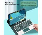 Ymall Samsung Tablet Backlit Keyboard Case Protective Bluetooth Slim Case-Purple