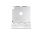 Ymall iPad Wireless 360 Rotatable Keyboard Case with 7 color backlit and touchpad-Silver