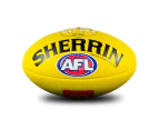 Sherrin Official AFL Replica Training Football Leather McDonalds Yellow