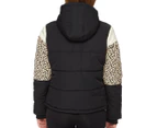 All About Eve Women's Distinct Panel Puffer Jacket - Multi