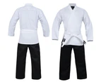 Dragon Karate Lightweight Uniform | Black & White [8oz]