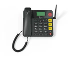 Olitech EasyTel 4G Seniors Phone Big Buttons Landline Homephone SOS Wifi Hotspot - Black