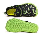 JACK'S AQUA SPORTS Kids Water Shoes Barefoot Quick Dry Aqua Sports Shoes Boys Girls (Pattern Printed) - Green