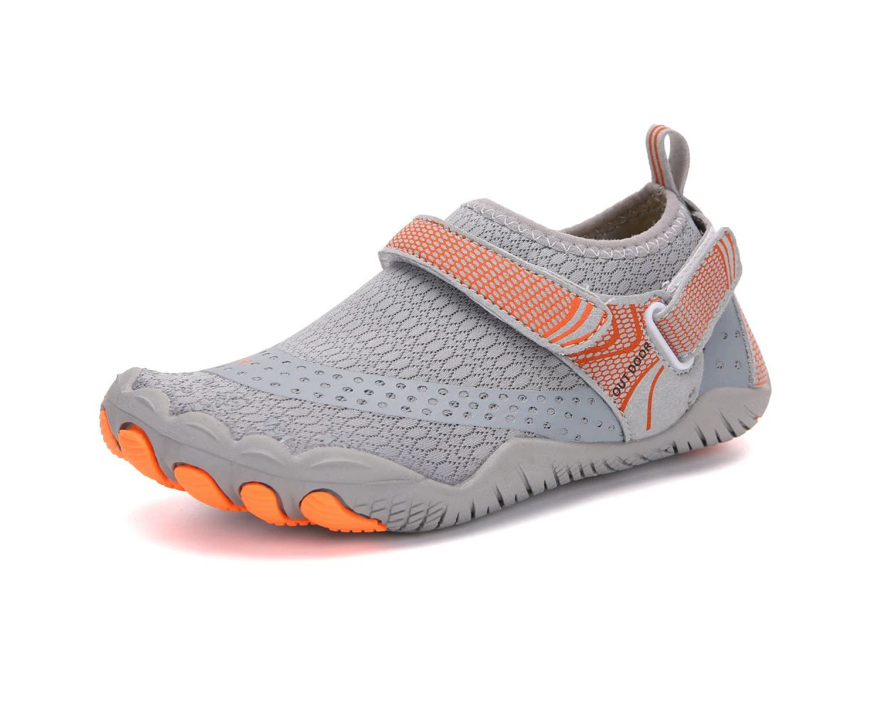 JACK'S AQUA SPORTS Kids Water Shoes Barefoot Quick Dry Aqua Sports Shoes Boys Girls - Grey