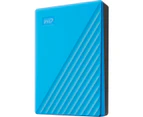 WD My Passport 4TB USB 3.0 Portable Hard Drive - Blue